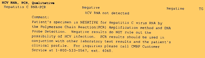 HCV RNA Undetectable